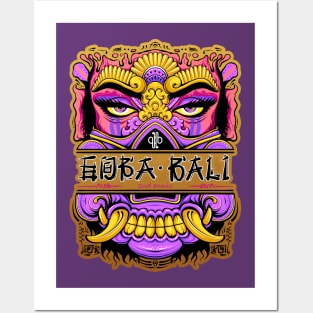 Balinese Mask Girl Goba Bali Posters and Art